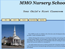 Tablet Screenshot of mmonurseryschool.com